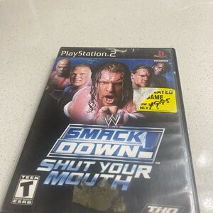 HQ SmackDown! Shut Your Mouth for PlayStation 2 - Black and Blue